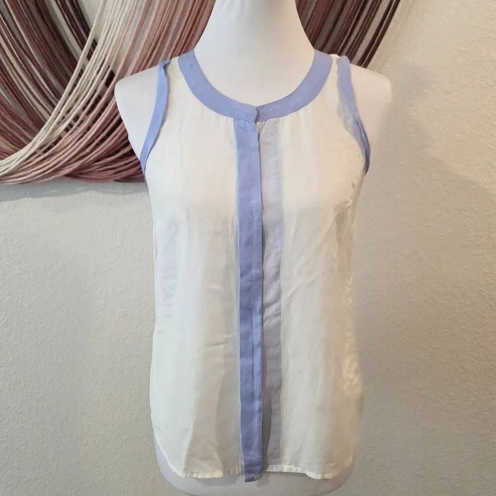 J. Crew Lightweight Button Up Tank Top Sz 0